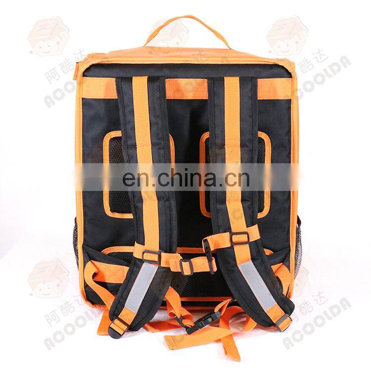 Round Carrier Hot Delivery Backpack Food Bags For Pizza Boxes Food Delivery Bag Food Courier Backpack