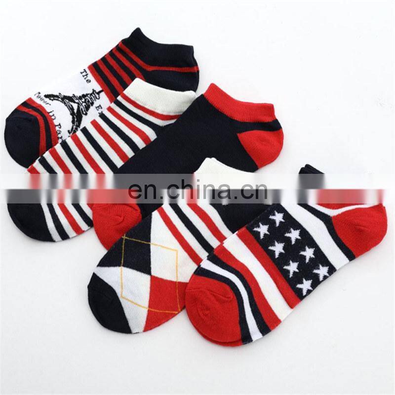 Women's Ladies Cheap Wholesale Colorful Summer High Quality Stripe Stars Short Cartoon Food Ankle Sock