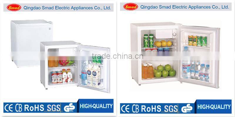 Home use double door 12V 24V dc solar power refrigerator