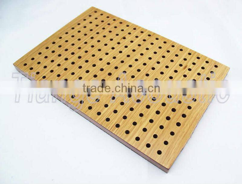 Perforated wood panel Guangdong acoustic product