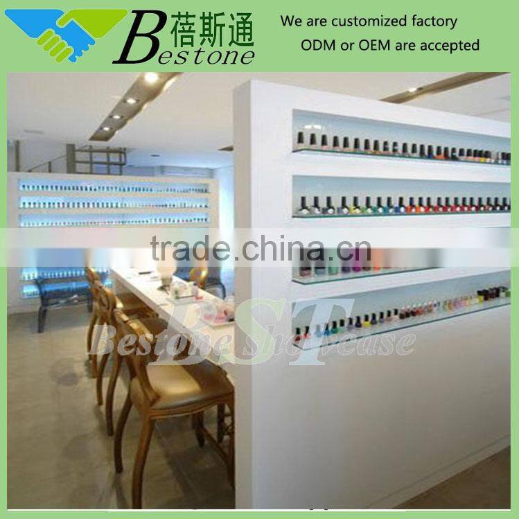 Modern shopping mall used nail bar furniture for sale
