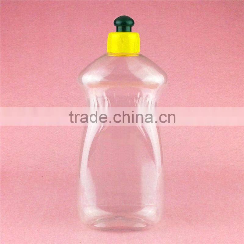 500ml PET Detergent Plastic Wash bottle for Dishawashing Liquid