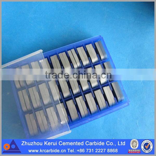 ANSI P20/P30/P40 welding tips tungsten carbide tips for brazed tool bits