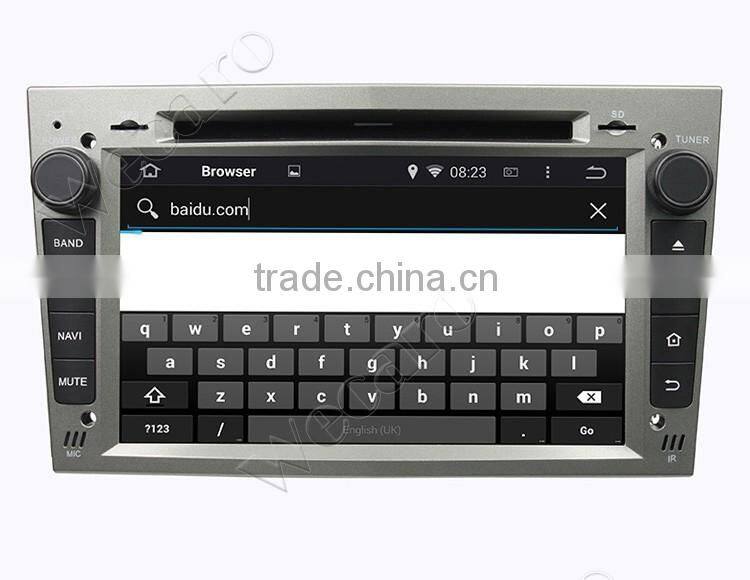 WECARO Double Din GPS Navigation Android Car CD Mp3 Player for Opel Corsa d 2006 - 2011