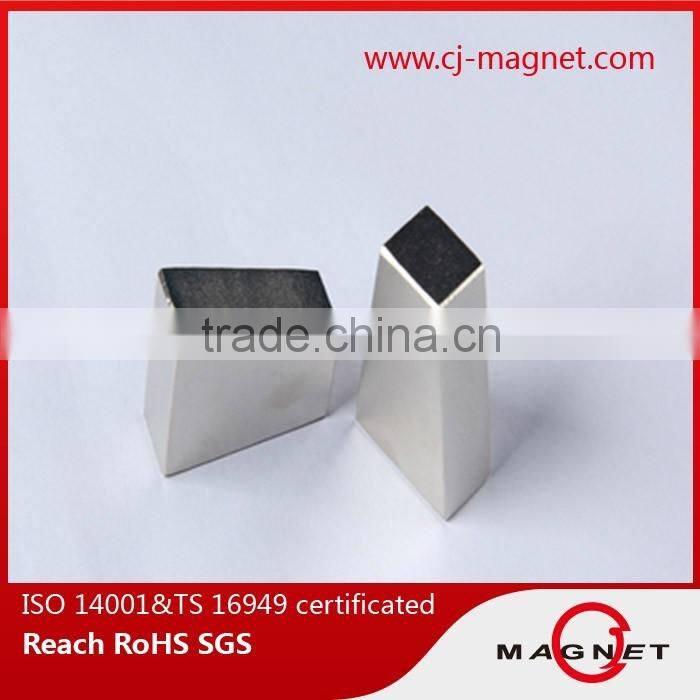 N30H N48H complex shaped permanent ndfeb/neodymium magnet certificated by ISO14001, ISO9001, ISO/TS16949