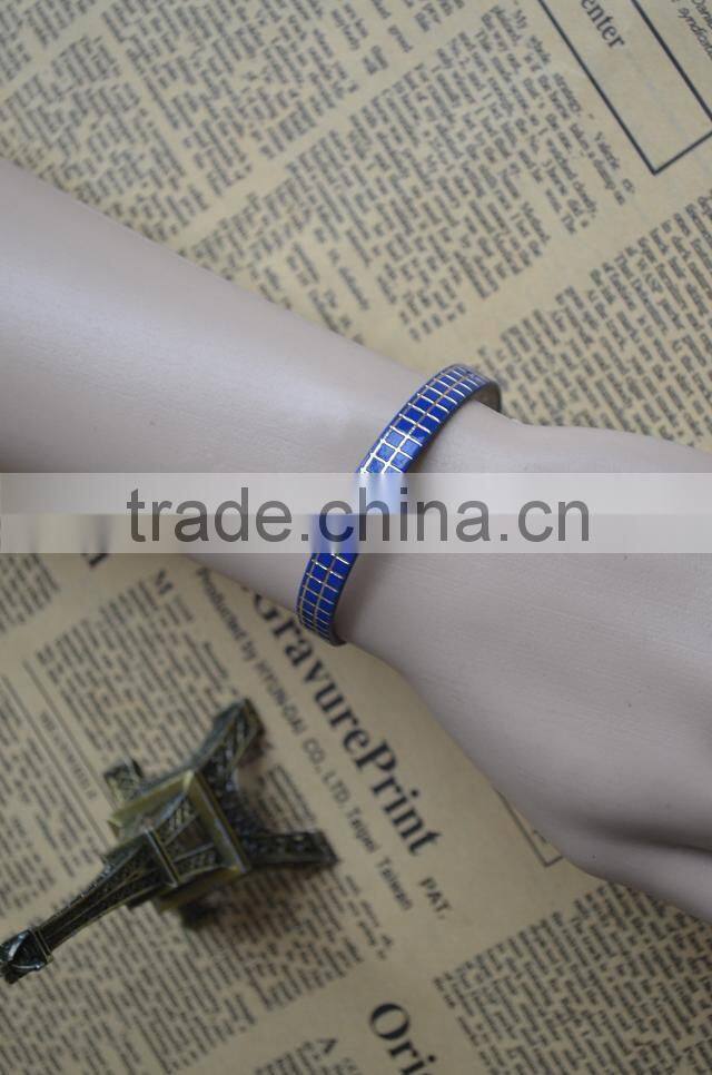 Wholesale 10mm Mesh Style Leather Bracelet