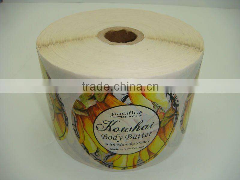 self adhesive fabric sticker label