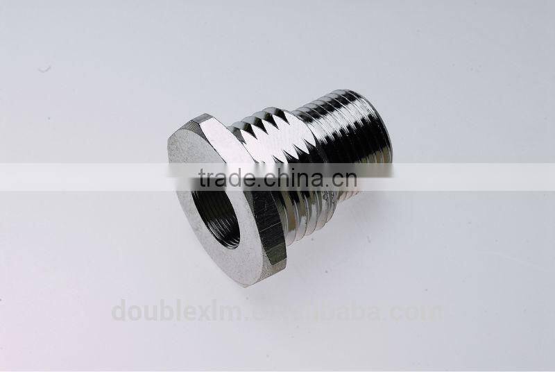 M11 CNC machining precision part male hexagon brass assemble connector screw
