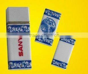 Ceramic USB flash drive with pen as a gift box set