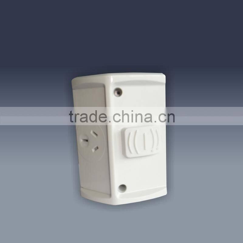 SAA certificate twin Waterproof socket 250V 10A