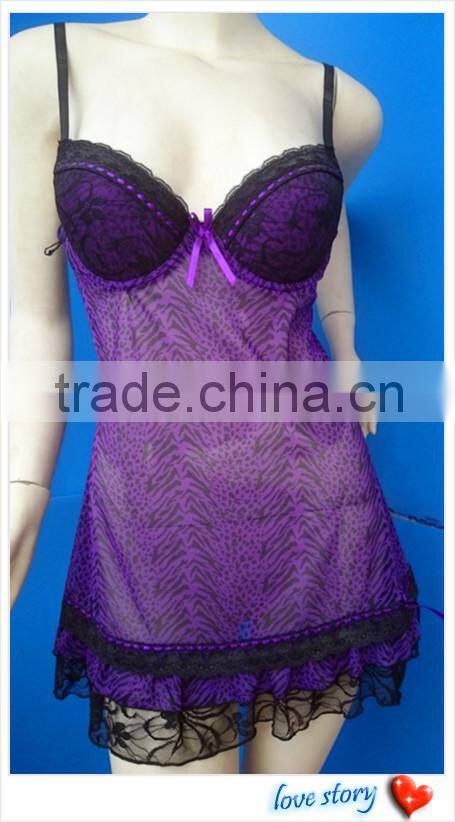 Sexy Animal Printed Lingerie, Lace Lingerie