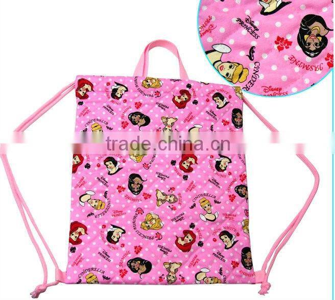 2016 canvas drawstring shose bag