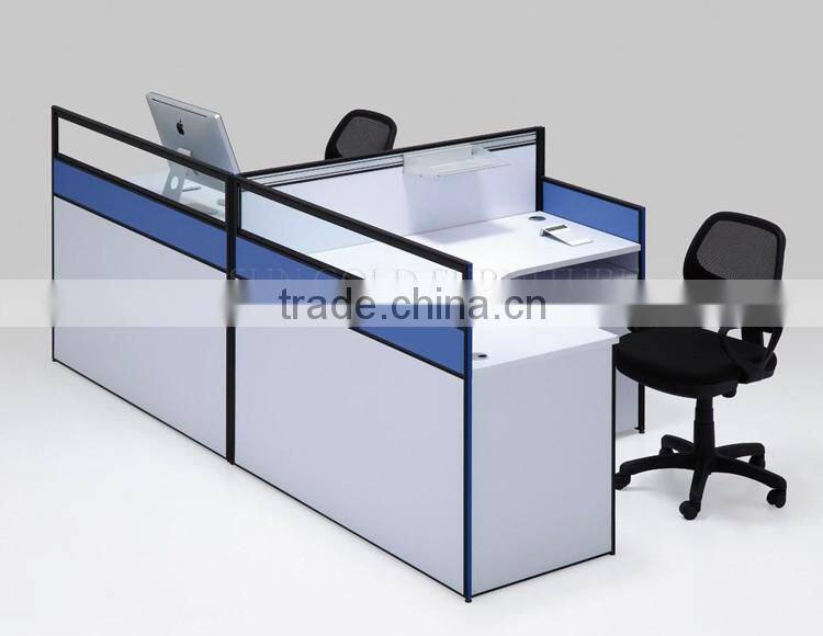 Modern office computer workstation for 2 person desk (SZ-WSB331)