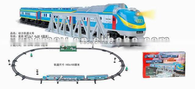 Novel track car railway track toys slot car wholesale