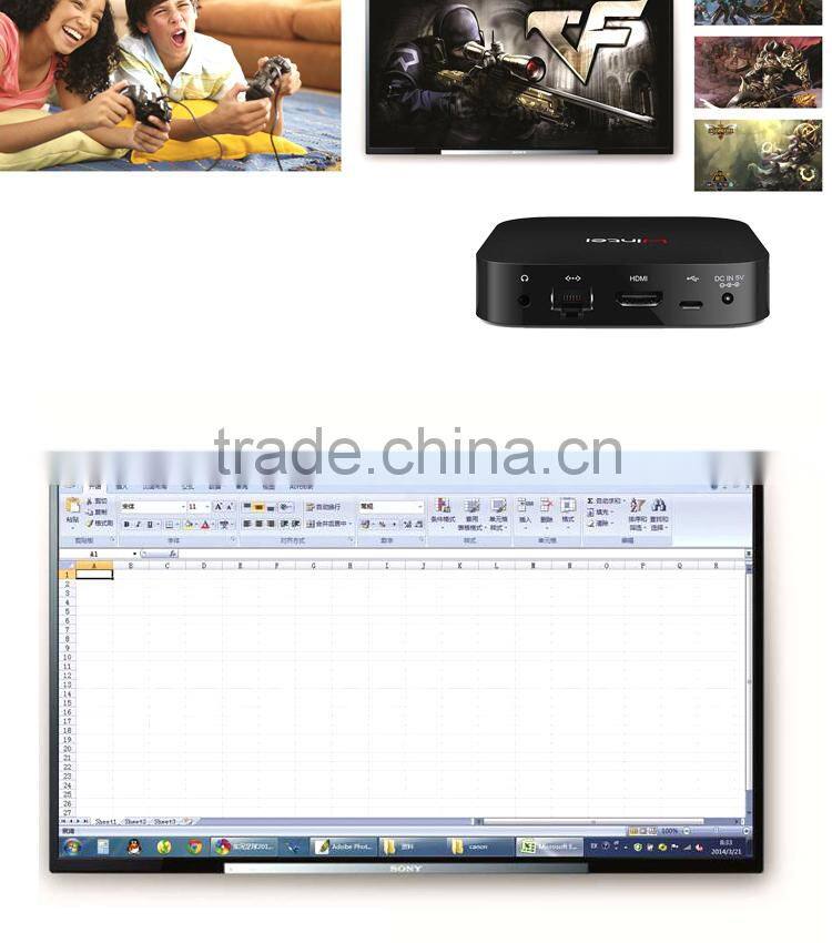 Windows 8.1 remote control LAN port mini pc i5