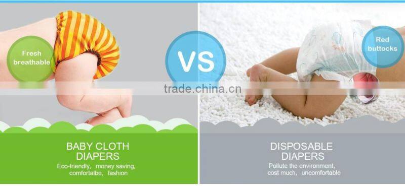 New Cute Cartoon Character Machine Washable Colored China Cloth Diapers Wholesale