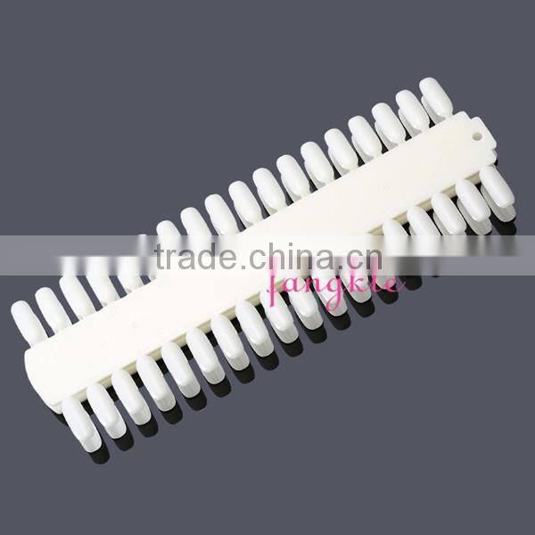 Good quality Plastic nail color display 72tips