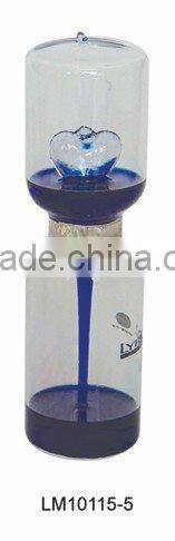 Blue Glass love meter/glass hand boiler