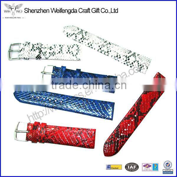 New Arrival Colorful Cheap Leather Interchangeable Watch Band