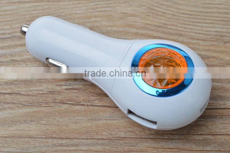 Wholesale car charger mini 3 port USB car charger adapter