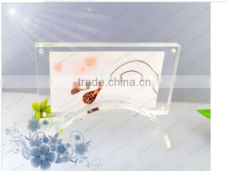 2015 rotatable black acrylic photo frame