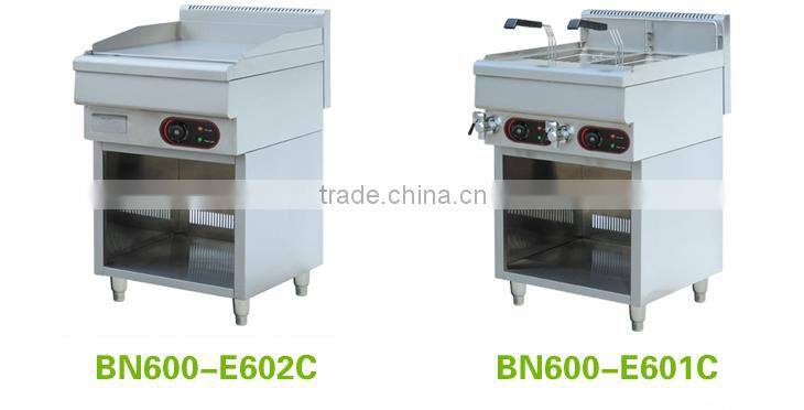 stainless steel table top electric bain marie food warmer with cabinet frame BN600-E607C