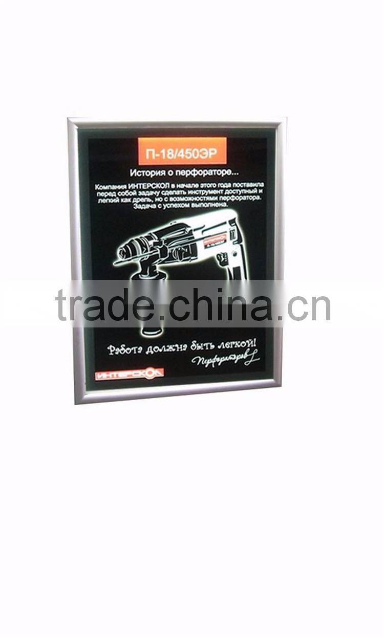 Edgelight AF30 none-illuminance Single side display rectangle menu display light box made in professional OEM factory