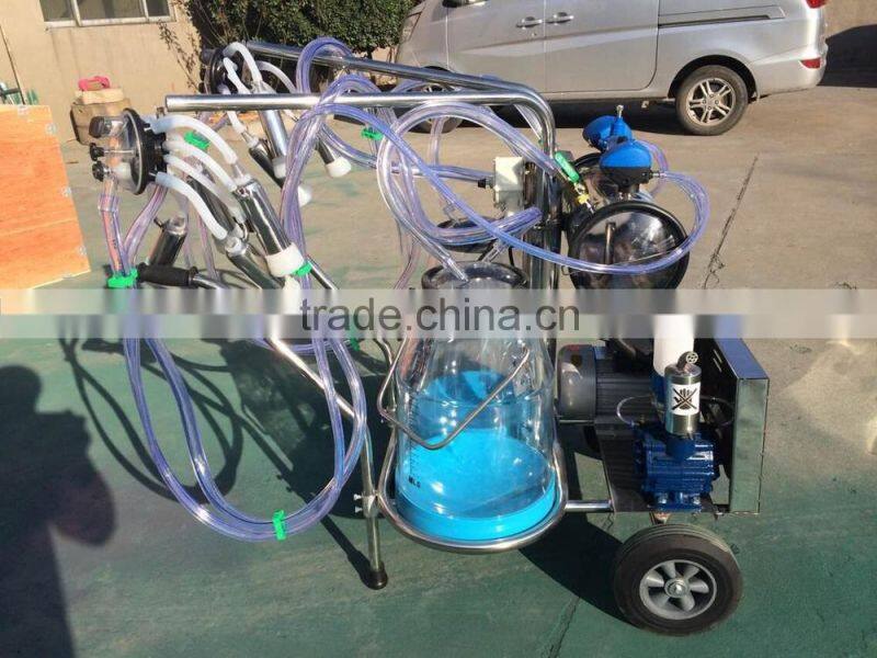 Staineless steel bucket lid with seal for milking machine