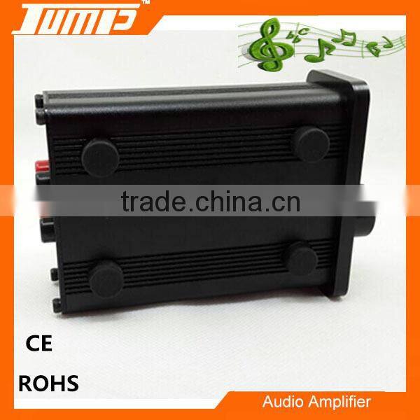 Aluminum housing mini Hi Fi 2.0 Channels 2*20W 12V 4A class d audio integrated amplifier