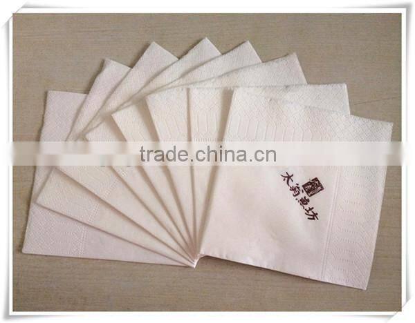 2-Ply 20 Count 5 x 5-Inch folded Paper Beverage Napkins logo printed