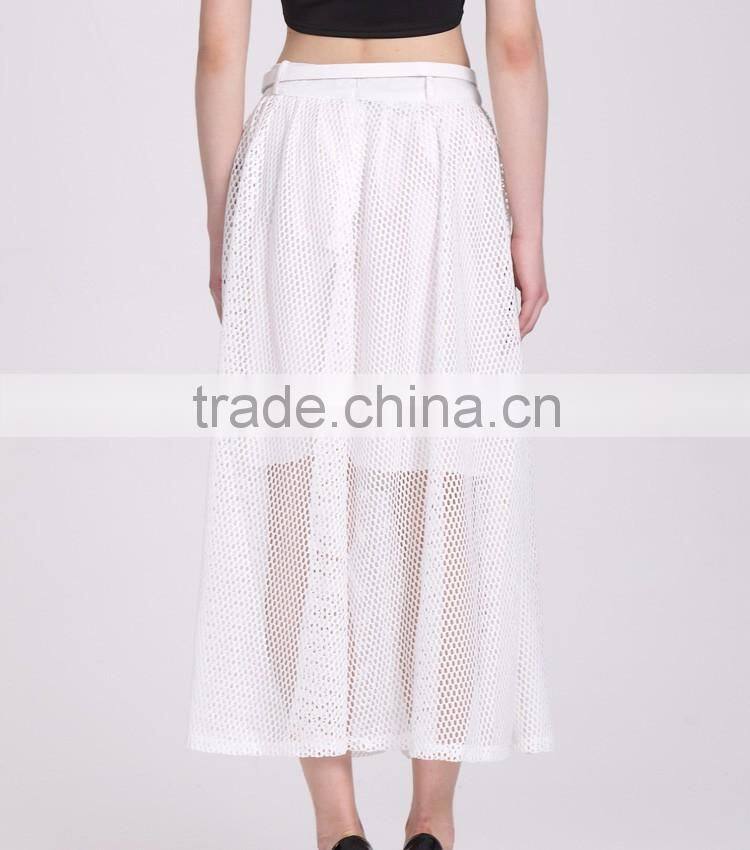 Retail Fashion black casual skirt in 2016 for girls