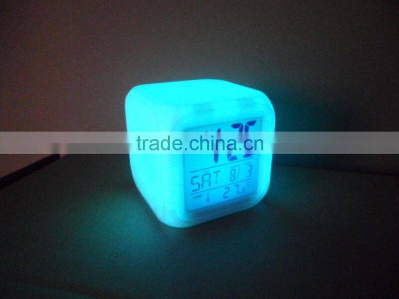 color changing projection digital alarm clock