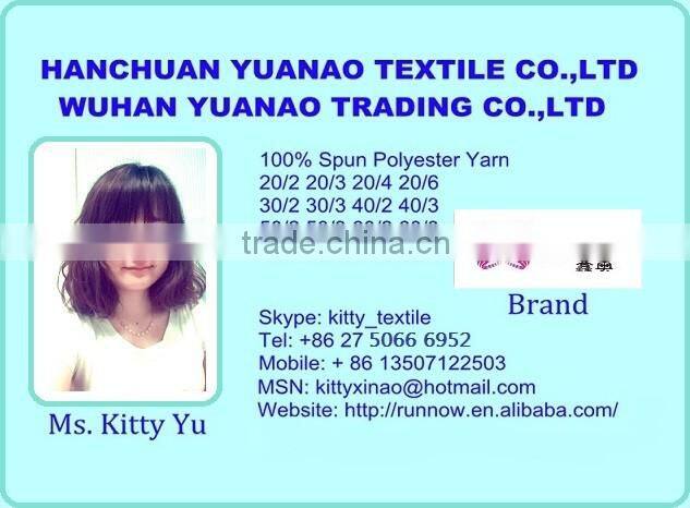 High Tenacity Bonded Polyester Yarn Sewing Yarn For Weaving