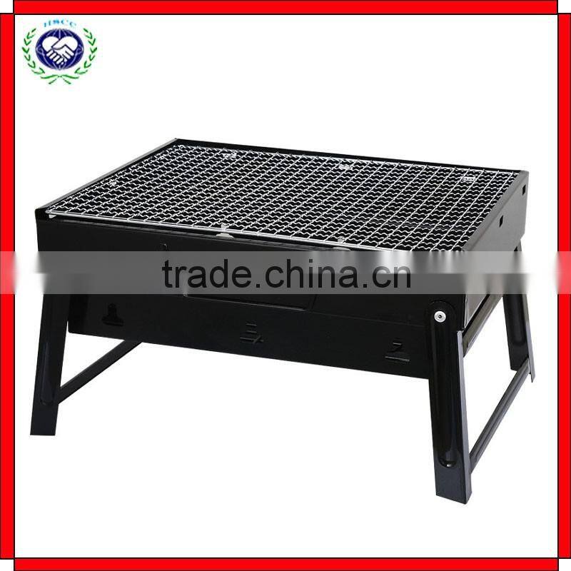 Stainless Steel Mini Charcoal Rotisserie BBQ Grill For Party