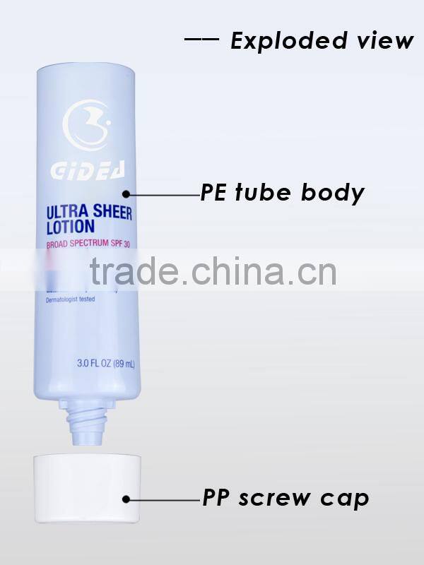 90g Light Blue Flat Oval Tube