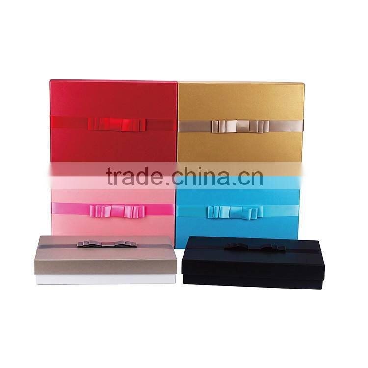 Rectangle paper cosmetic gift set packaging box custom exquisite cosmetic box
