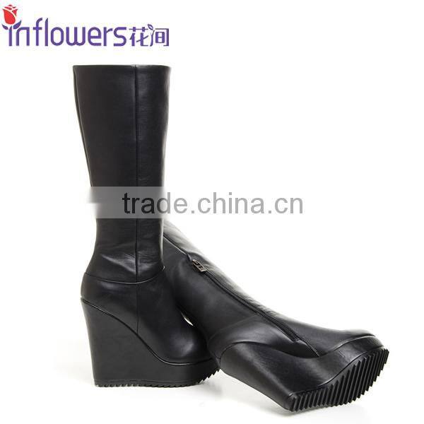 Brown color women boot shoes lady fashion boot