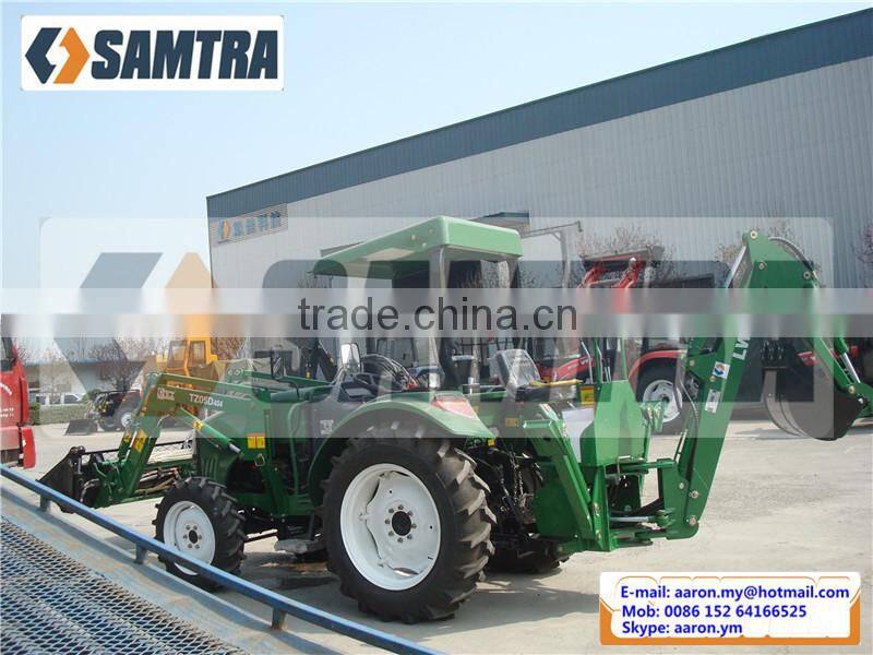 Tractor Backhoe Loader, LW Backhoe Digger with Thumb Grab
