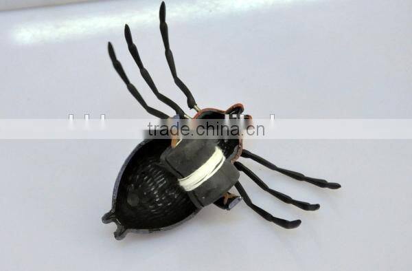 4 inch Spider Plastic Kids Pull String Insect Toys for Wholesale, Halloween Pull Toy from China