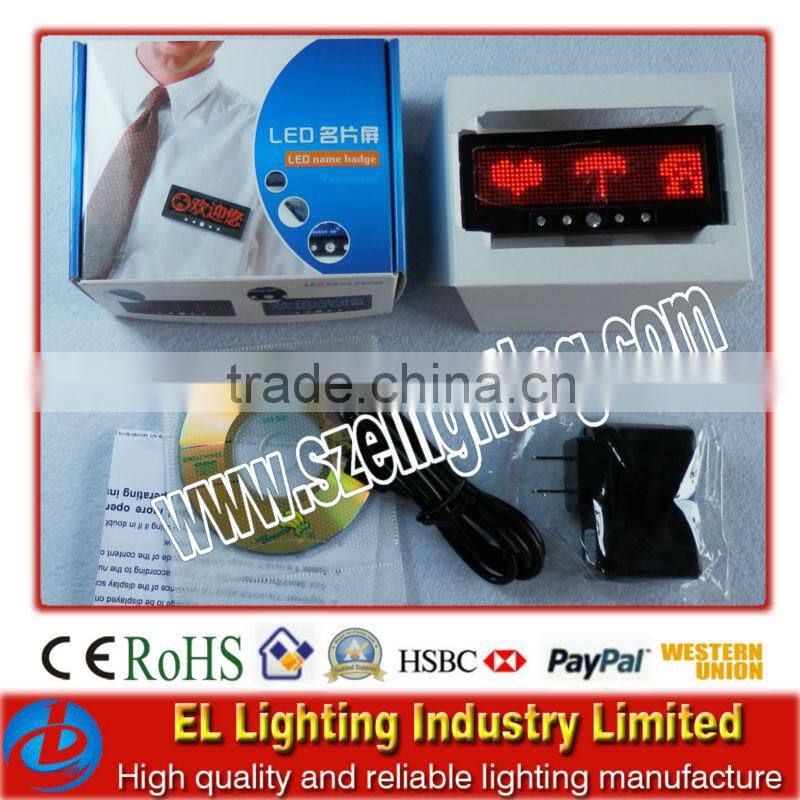 LED name Badge,practicality led badge