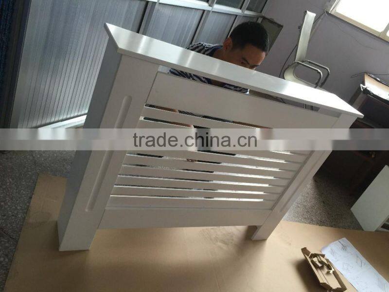hot sale French paint spraying Radiator Cover Cabinets /white Painting Mdf Radiator Cover