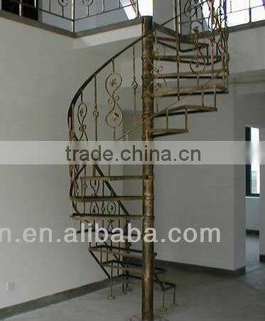 Top-selling hand forged metal stair handrail(LB-I-H-0010)