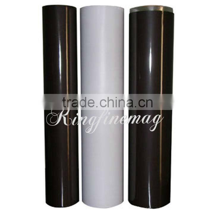 flexible magnetic sheeting roll pvc laminated,magnetic rubber roll,magnet roll jumbo,printer magnetic roller,magnetic roller