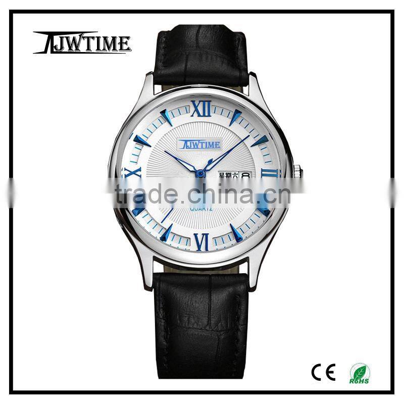 china wholesale leather watch/japan movt quartz watch stainless steel back,vintage watches/mens watches