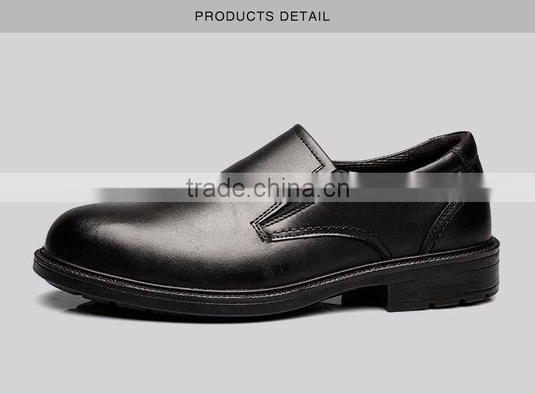 2016 newest waterproof black leather safety shoes price low
