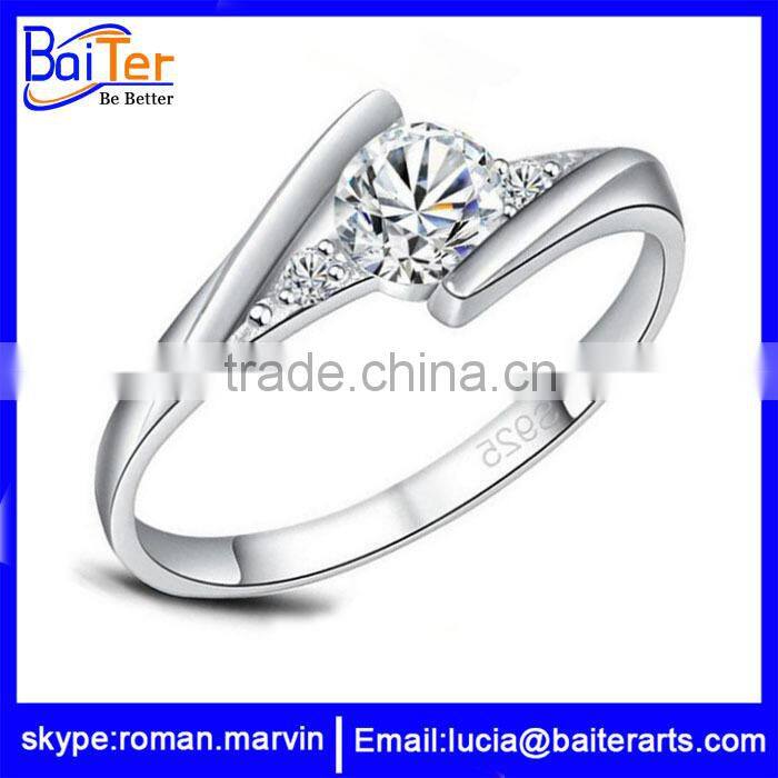 wholesale s925 wide silver ring