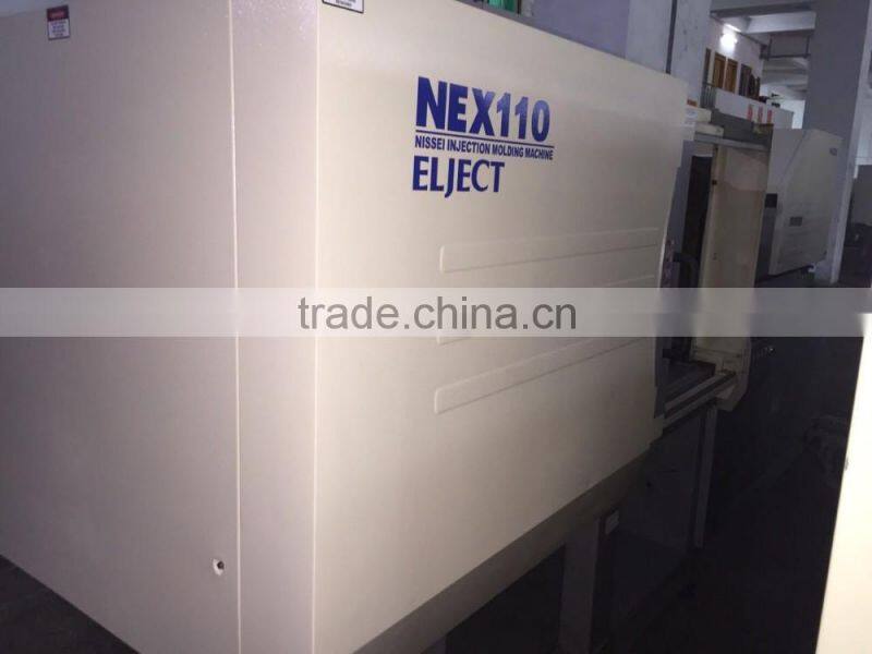 used japanese Nissei plastic injection molding machine 360T, 110T, 80T, 50T