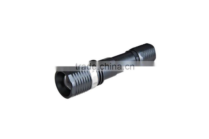 Promotional Zoom spotlight 3W led superbright Aluminium rechargeable JD-9811 torch / flashlight