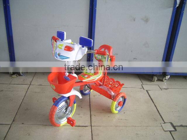 Children Colorful bicycles, small bright color tricycle