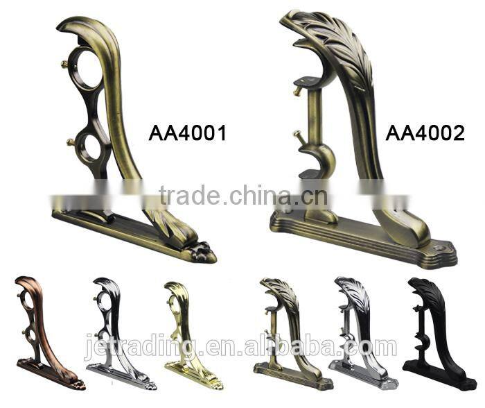 2015 new design iron double curtain rods made in China